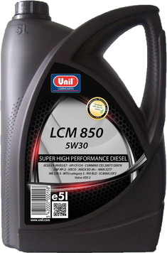Моторное масло Unil LCM 850 5W30, 5 л