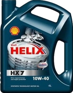 Моторное масло Shell Helix HX7 10W-40, 4 л