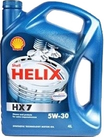 Моторное масло Shell Helix HX7 5W-30, 4 л