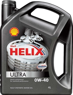 Моторное масло Shell Helix Ultra 0W-40, 4 л